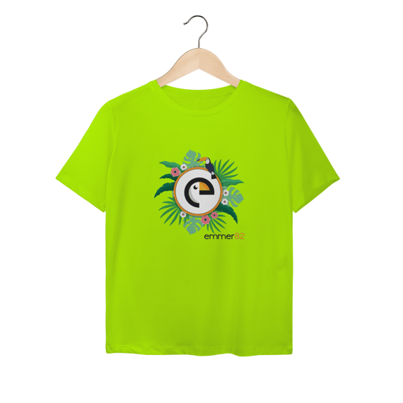 Camiseta baby long sport dry uv linha tucanito