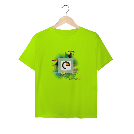 Camiseta baby long sporta dry uv linha tucanito II