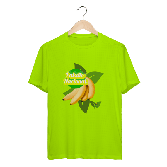 Camiseta sport dry uv linha paixão nacional - banana