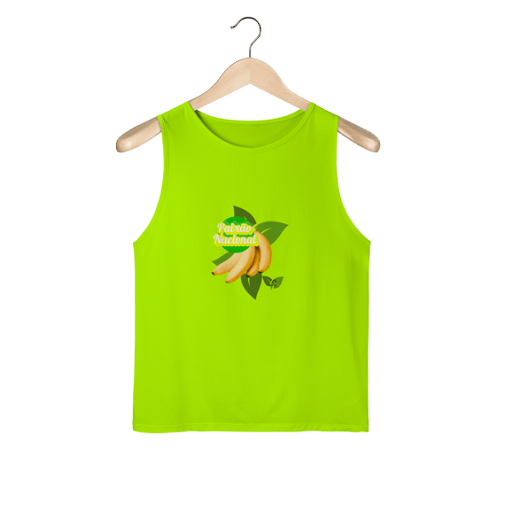 Regata masculina sport dry uv linha paixão nacional - banana