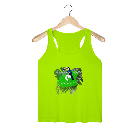 Regata feminina sport dry uv Linha A Natureza Resiste