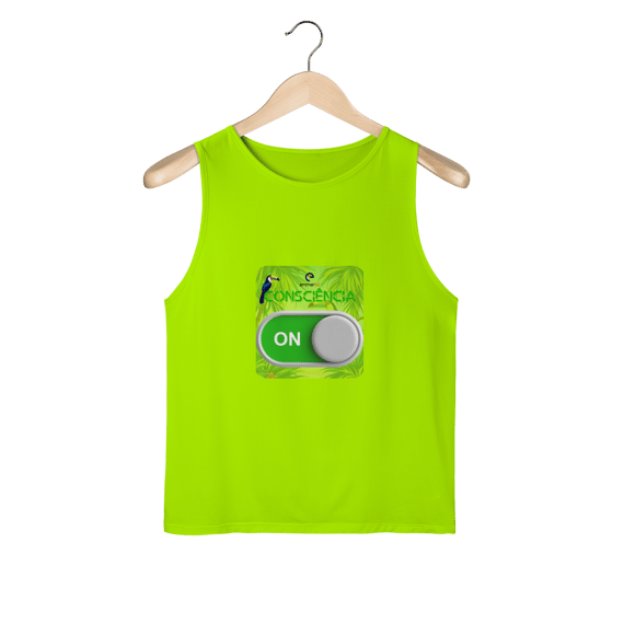 Regata masculina sport dry uv linha consciência ON