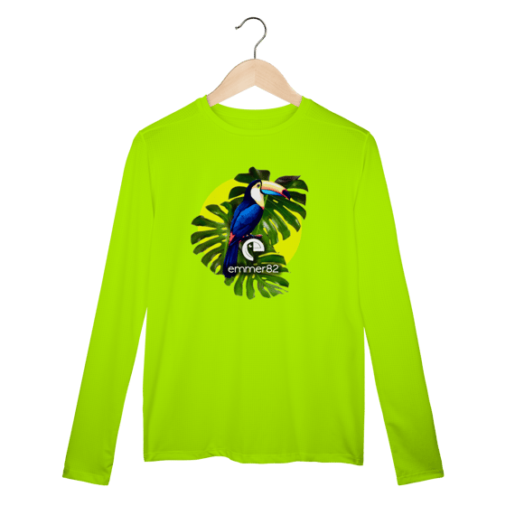 Camisa maga longa sport dry uv linha Verão Tropical II