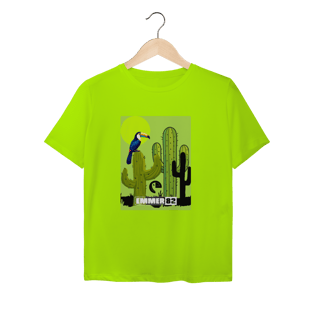 Camiseta baby long sport dry uv linha o sertão vive