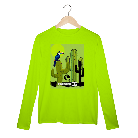 Camisa manga longa sport dry uv linha o sertão vive