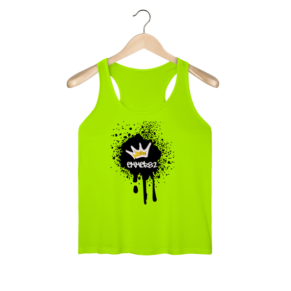 Street wear regata feminina sport dry uv linha Grafite Splash