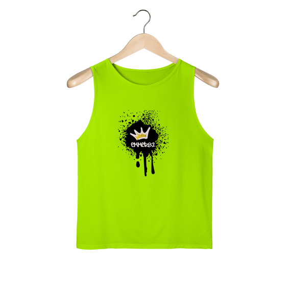 Street wear regata masculina sport dry uv linha Grafite Splash