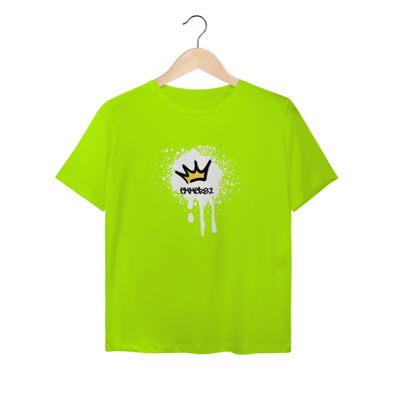 Streetwear camiseta baby long sport dry uv linha grafite splash II