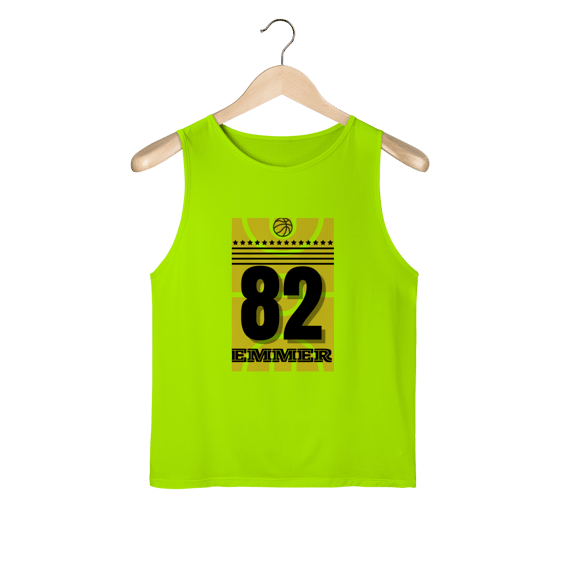 Streetwear regata masculina sport dry uv linha Basketball 82