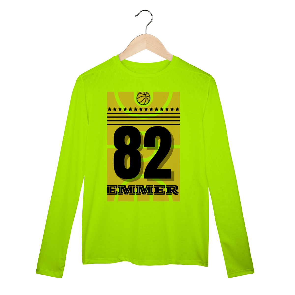 Nome do produto: Streetwear camisa manga longa sport dry uv  linha Basketball 82