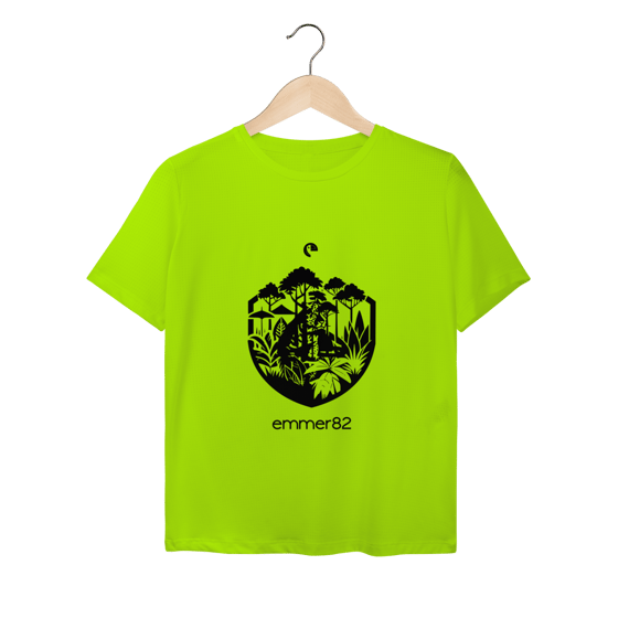 Camiseta baby long sport dry uv linha Biomas em Foco