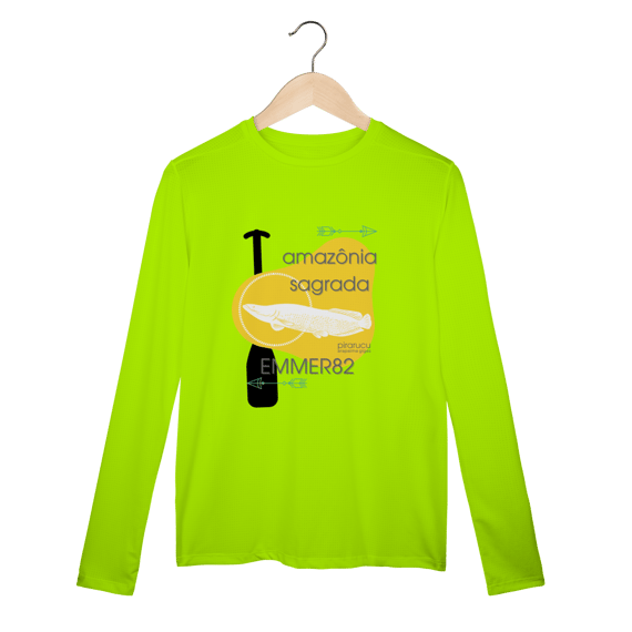 Camisa manga longa sport dry uv Linha Amazônia Sagrada – Pirarucu