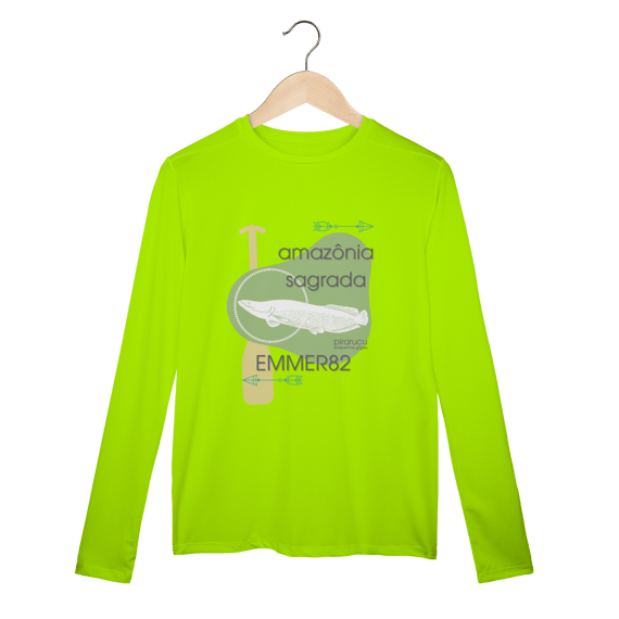 Camisa manga longa sport dry uv Linha Amazônia Sagrada – Pirarucu II