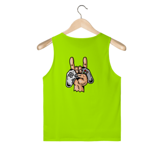 Nome do produto Street wear regata masculina sport dry uv linha hang loose - estampa posterior