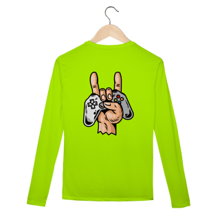 Nome do produto Street wear camisa manga longa sport dry uv linha hang loose - estampa posterior