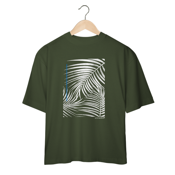 Camiseta oversized Coleção Identidade Eco II – Estampa Branca