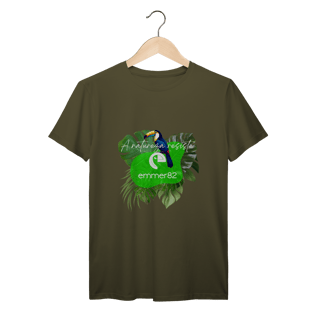 Nome do produto T-shirt prime Linha A Natureza Resiste