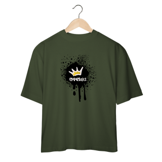 Nome do produto Street wear camiseta oversized linha Grafite Splash
