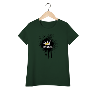 Nome do produto Street wear camiseta baby long pima linha Grafite Splash