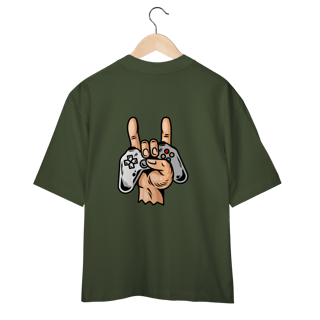 Nome do produto Streetwear camiseta oversized linha hang loose - estampa posterior