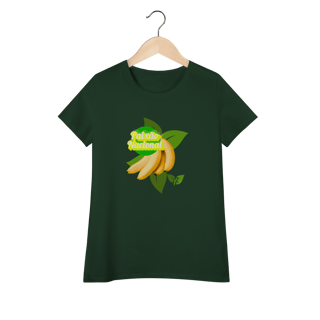 Nome do produto Camiseta baby long pima  linha paixão nacional - banana