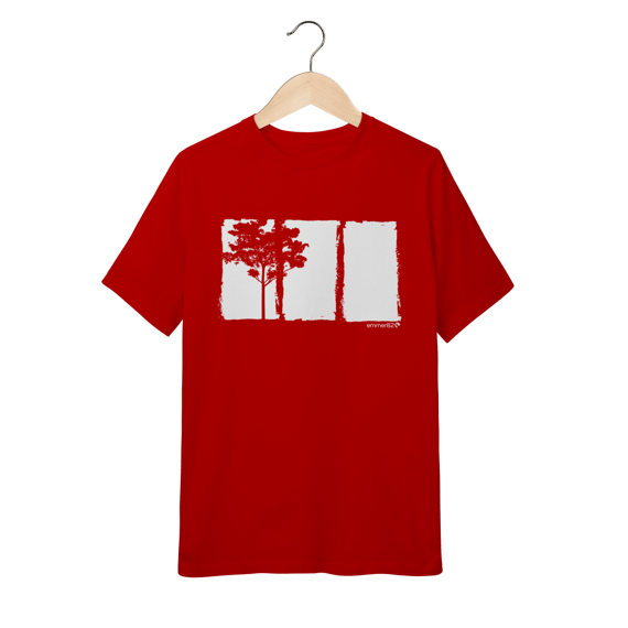 T-shirt Quality Infantil (10 a 14 anos) – coleção  Identidade ECO VI / estampa branca