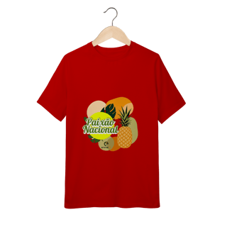 Nome do produto T-shirt quality infantil )10 a 14 anos) linha paixão nacional - abacaxi