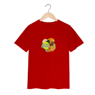 Nome do produto T-shirt quality infantil (2 a 8 anos) linha paixão nacional - abacaxi