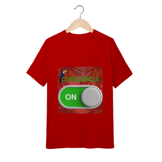 Nome do produto T-shirt quality infantil (10 a 14 anos) linha consciência ON