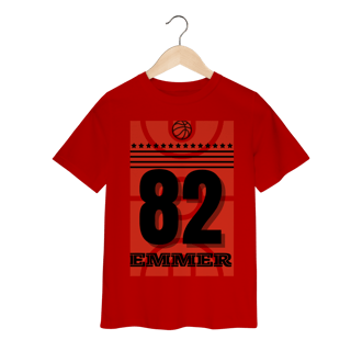 Nome do produto Streetwear t-shirt classic infantil linha Basketball 82