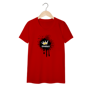 Nome do produto Street wear camiseta baby long classic  linha Grafite Splash