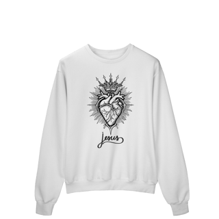 Nome do produto Moletom Prime Fechado - Sagrado Coração de Jesus