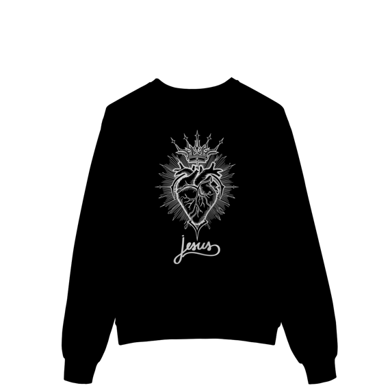 Moletom Prime Fechado - Sagrado Coração de Jesus