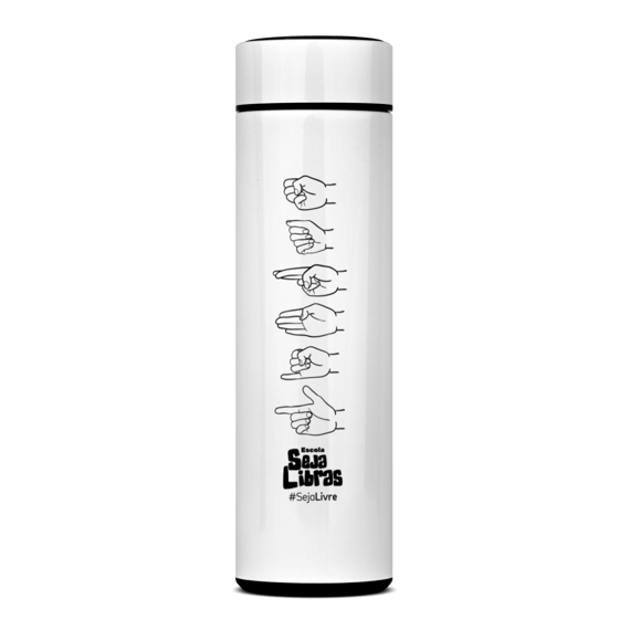 Garrafa Térmica - Libras