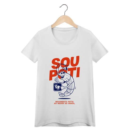 Camiseta Baby Long - Sou Poti