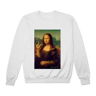 Nome do produto Moletom fechado - Monalisa