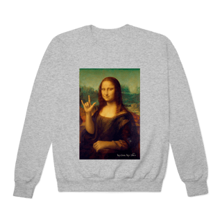 Nome do produto Moletom fechado - Monalisa