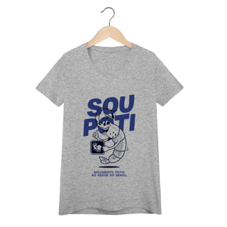 Nome do produto Camiseta Baby Long - Sou Poti