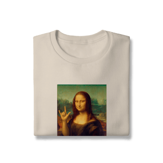 Nome do produto Moletom fechado - Monalisa