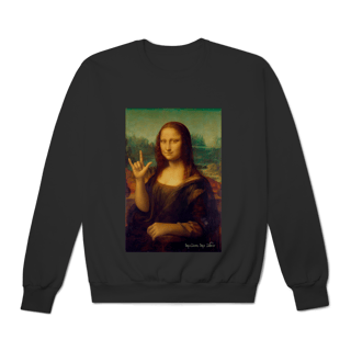 Nome do produto Moletom fechado - Monalisa