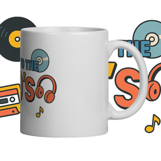 Nome do produto Caneca anos 90 Music