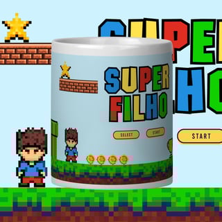 Caneca Super Filho Gamer