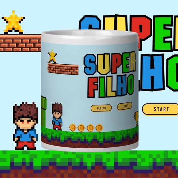 Caneca Super Filho Gamer