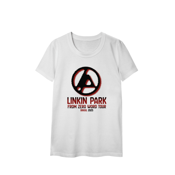 Camisa Feminina Linkin Park Word Tour