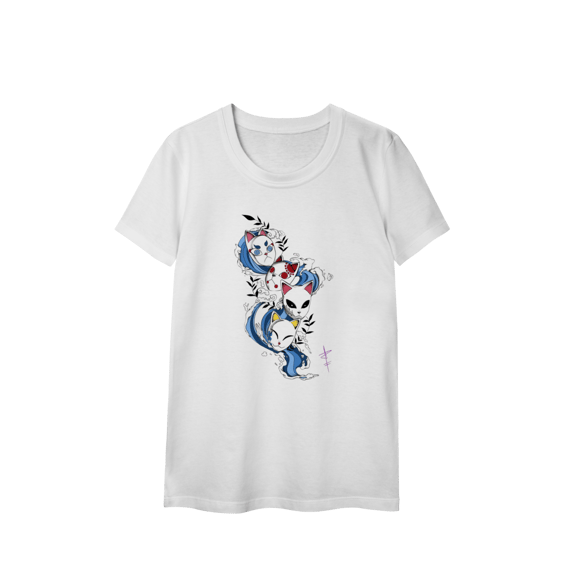 Camisa Feminina Demon Slayer