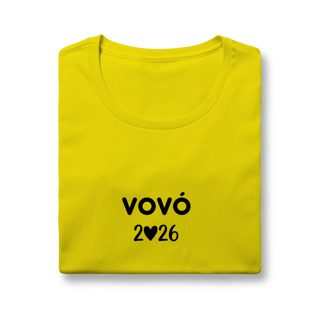 Nome do produto Camiseta “Vovó 2026” – Baby Look Quality 100% Algodão | Chamegu