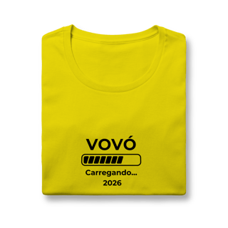 Nome do produto Camiseta “Vovó carregando 2026” – Baby Look Quality 100% Algodão | Chamegu
