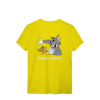 Nome do produto Camiseta Tom & Jerry com texto – Linha Quality
