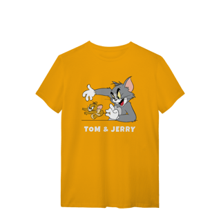 Nome do produto Camiseta Tom & Jerry com texto – Linha Quality