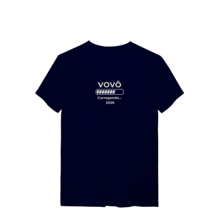 Nome do produto Camiseta “Vovô Carregando 2026” – T-Shirt Quality 100% Algodão | Chamegu